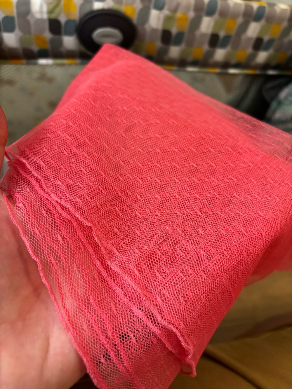 Women's Lightweight Coral Pink Scarf